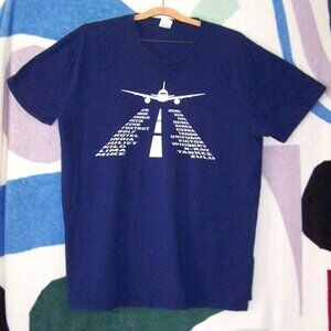 Pilot’s Phonetic Alphabet Blue T-Shirt